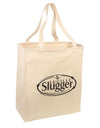 Lucille Slugger Logo Large Grocery Tote Bag-Natural by TooLoud-Grocery Tote-TooLoud-Natural-Large-Davson Sales