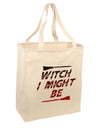 Witch I Might Be 15&#x22; Dark Laptop / Tablet Case Bag by TooLoud-Laptop / Tablet Case Bag-TooLoud-Natural-large-Davson Sales