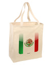 Mexican Flag App Icon Large Grocery Tote Bag by TooLoud-Grocery Tote-TooLoud-Natural-Large-Davson Sales