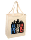 Je Suis Paris - Strong Large Grocery Tote Bag by TooLoud-TooLoud-Natural-Davson Sales