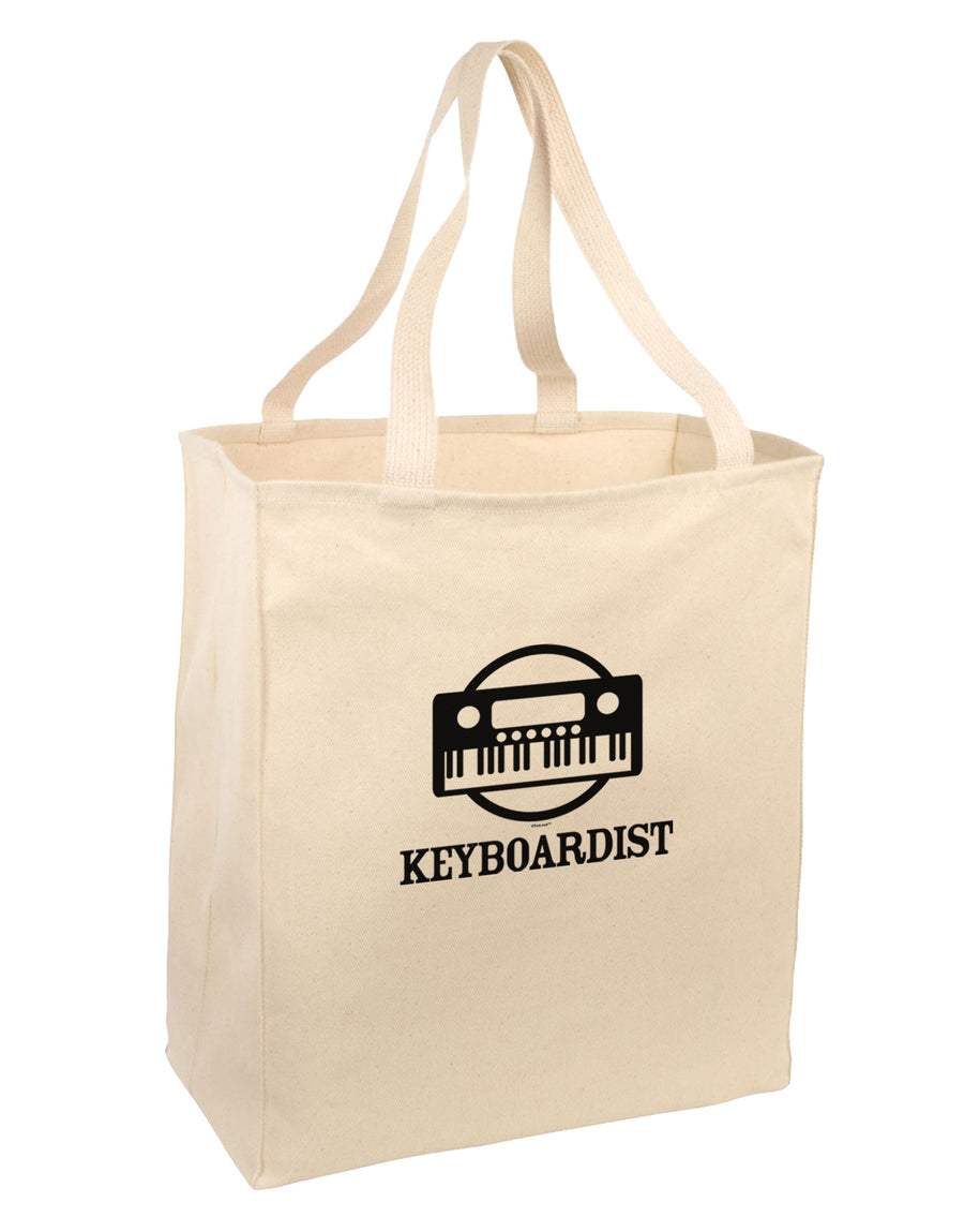 Keyboardist Large Grocery Tote Bag-Grocery Tote-TooLoud-Natural-Large-Davson Sales