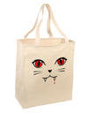 Vamp Kitty Large Grocery Tote Bag-Grocery Tote-TooLoud-Natural-Large-Davson Sales