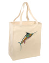 Colorful Vector Swordfish Large Grocery Tote Bag-Grocery Tote-TooLoud-Natural-Large-Davson Sales