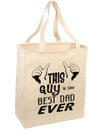 This Guy Best Dad Ever Large Grocery Tote Bag-Grocery Tote-TooLoud-Natural-Large-Davson Sales