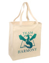 Team Harmony Large Grocery Tote Bag-Natural-Grocery Tote-TooLoud-Natural-Large-Davson Sales