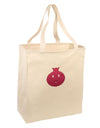 Cute Pomegranate Large Grocery Tote Bag-Grocery Tote-TooLoud-Natural-Large-Davson Sales