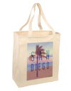 San Diego Beach Filter Large Grocery Tote Bag-Natural-Grocery Tote-TooLoud-Natural-Large-Davson Sales