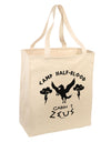 Camp Half Blood Cabin 1 Zeus Large Grocery Tote Bag by TooLoud-Grocery Tote-TooLoud-Natural-Large-Davson Sales