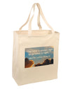 The Time Is Always Right Large Grocery Tote Bag-Grocery Tote-TooLoud-Natural-Large-Davson Sales