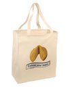 Follow Your Heart Fortune Large Grocery Tote Bag-Grocery Tote-TooLoud-Natural-Large-Davson Sales