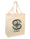 Cancer Symbol Large Grocery Tote Bag-Grocery Tote-TooLoud-Natural-Large-Davson Sales