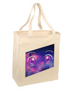 Cute Cosmic Eyes Large Grocery Tote Bag-Grocery Tote-TooLoud-Natural-Large-Davson Sales