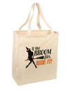 Ride It Orange Large Grocery Tote Bag-Grocery Tote-TooLoud-Natural-Large-Davson Sales