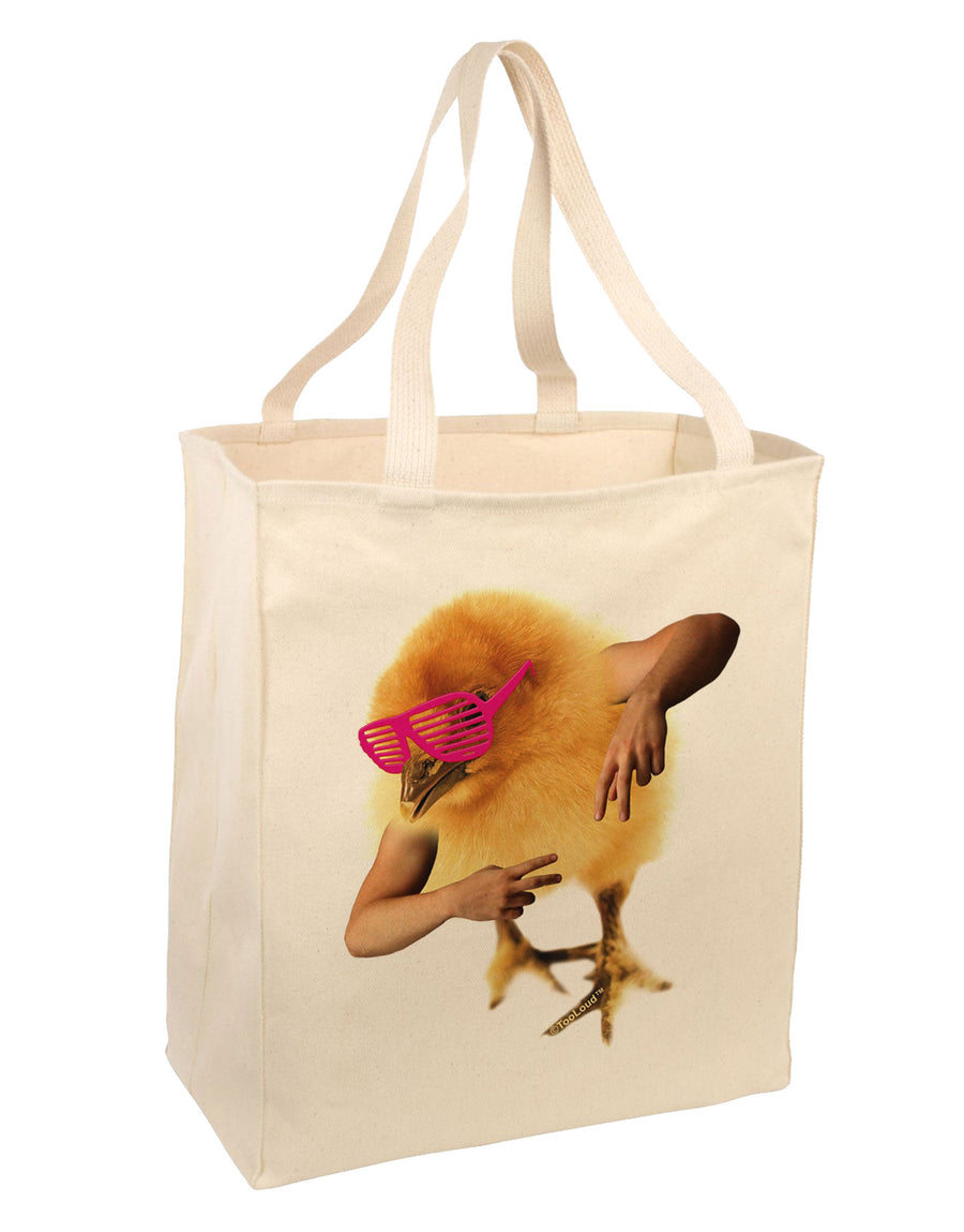 Bro Chick Large Grocery Tote Bag-Natural-Grocery Tote-TooLoud-Natural-Large-Davson Sales