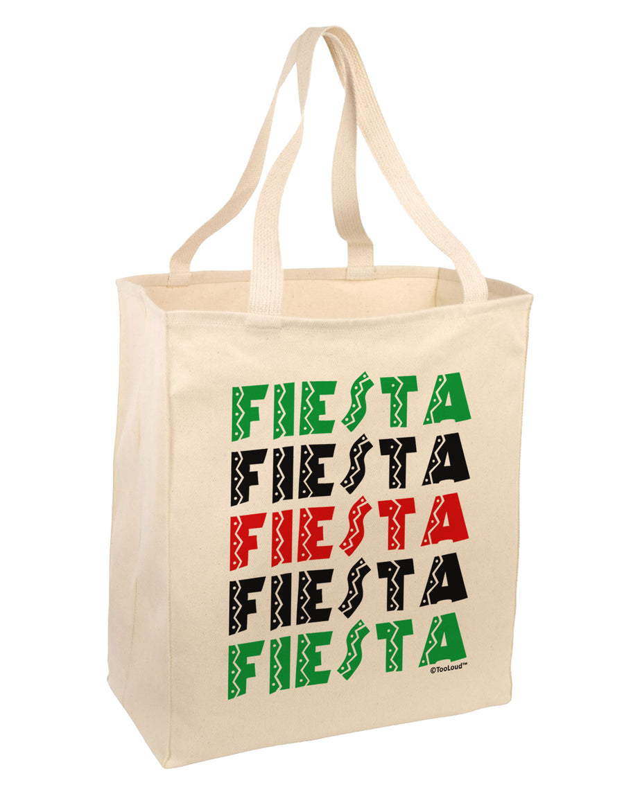 Cinco Fiestas Large Grocery Tote Bag by TooLoud-Grocery Tote-TooLoud-Natural-Large-Davson Sales