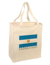 Argentina Flag Large Grocery Tote Bag-Grocery Tote-TooLoud-Natural-Large-Davson Sales