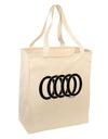 Five Golden Rings Large Grocery Tote Bag-Grocery Tote-TooLoud-Natural-Large-Davson Sales