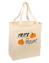 Trick or Treat Pumpkins Large Grocery Tote Bag-Grocery Tote-TooLoud-Natural-Large-Davson Sales