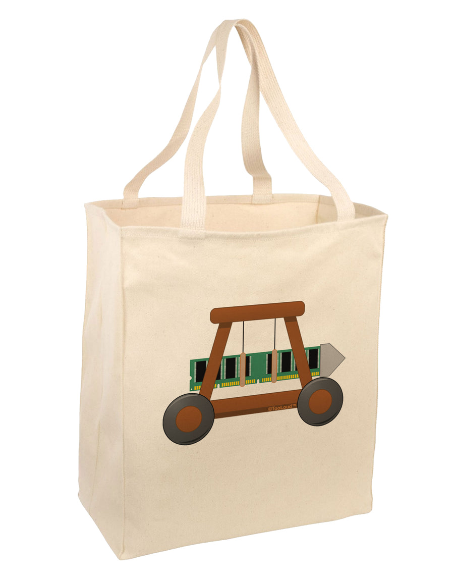 Battering RAM Large Grocery Tote Bag by TooLoud-Grocery Tote-TooLoud-Natural-Large-Davson Sales