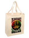 Midnight Toker Marijuana Large Grocery Tote Bag-Grocery Tote-TooLoud-Natural-Large-Davson Sales