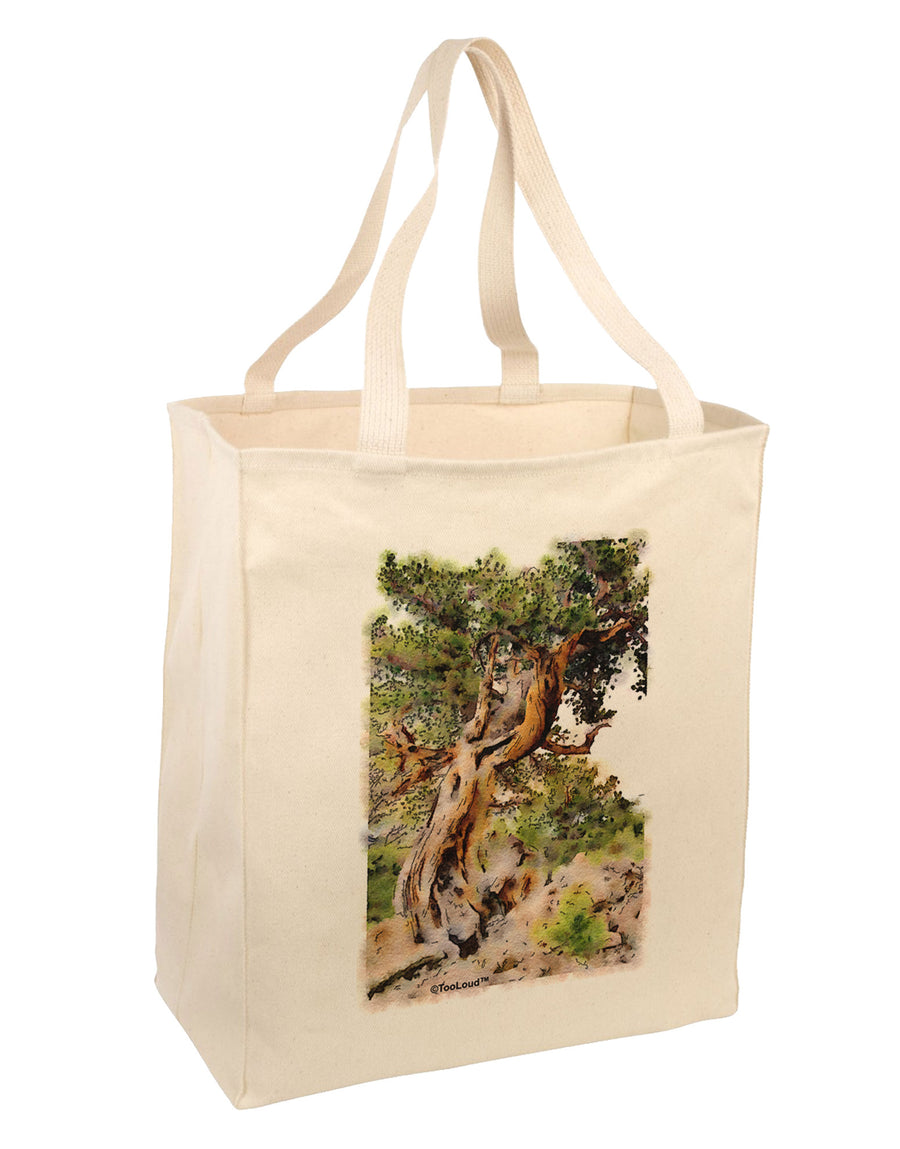 Bristlecone Pines Large Grocery Tote Bag-Grocery Tote-TooLoud-Natural-Large-Davson Sales