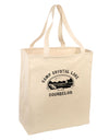 Camp Crystal Lake Counselor - Friday 13 Large Grocery Tote Bag-Grocery Tote-TooLoud-Natural-Large-Davson Sales