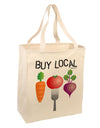 Buy Local - Vegetables Design Large Grocery Tote Bag-Grocery Tote-TooLoud-Natural-Large-Davson Sales