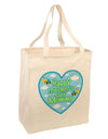 Happy Mother's Day Mommy - Blue Large Grocery Tote Bag by TooLoud-Grocery Tote-TooLoud-Natural-Large-Davson Sales