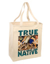 True Native American Large Grocery Tote Bag-Natural-Grocery Tote-TooLoud-Natural-Large-Davson Sales