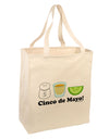 Cinco de Mayo Design - Salt Tequila Lime Large Grocery Tote Bag by TooLoud-Grocery Tote-TooLoud-Natural-Large-Davson Sales