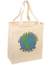 World's Greatest Father Large Grocery Tote Bag-Grocery Tote-TooLoud-Natural-Large-Davson Sales