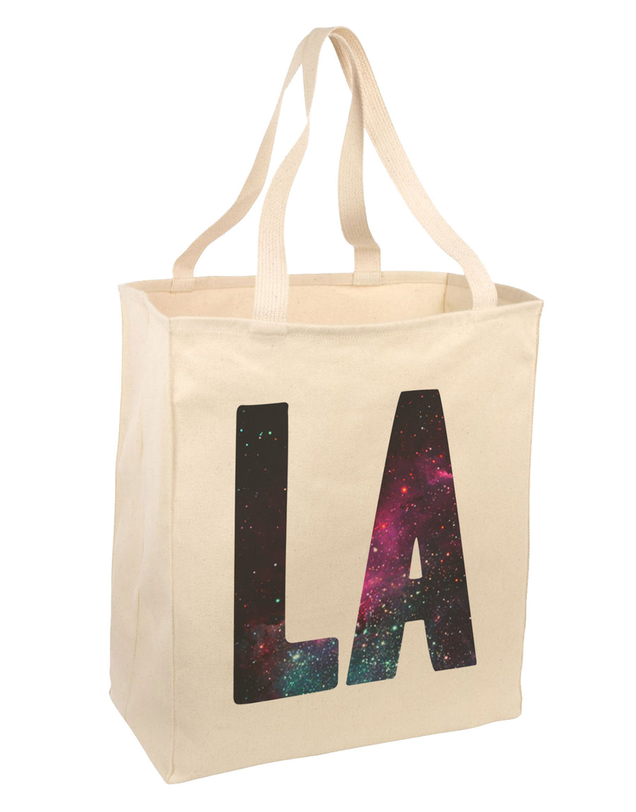 LA Outer Space Desgin Large Grocery Tote Bag-Grocery Tote-TooLoud-Natural-Large-Davson Sales