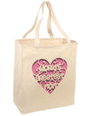 World's Greatest Mom Heart Large Grocery Tote Bag-Grocery Tote-TooLoud-Natural-Large-Davson Sales