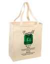 Birthstone Emerald Large Grocery Tote Bag by TooLoud-Grocery Tote-TooLoud-Natural-Large-Davson Sales