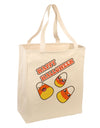 Happy Halloween Cute Candy Corn Large Grocery Tote Bag-Grocery Tote-TooLoud-Natural-Large-Davson Sales