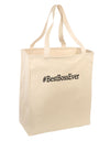 #BestBossEver Text - Boss Day Large Grocery Tote Bag-Grocery Tote-TooLoud-Natural-Large-Davson Sales