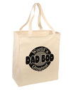 Worlds Greatest Dad Bod Large Grocery Tote Bag by TooLoud-Grocery Tote-TooLoud-Natural-Large-Davson Sales