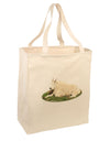 Ram Cutout Large Grocery Tote Bag-Natural-Grocery Tote-TooLoud-Natural-Large-Davson Sales