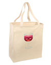 Merry Merlot Large Grocery Tote Bag-Grocery Tote-TooLoud-Natural-Large-Davson Sales