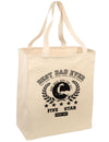 Best Dad Ever Collegiate Large Grocery Tote Bag-Grocery Tote-TooLoud-Natural-Large-Davson Sales