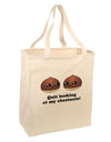 Quit Looking At My Chestnuts - Funny Large Grocery Tote Bag-Grocery Tote-TooLoud-Natural-Large-Davson Sales