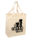 Chess Club Large Grocery Tote Bag by TooLoud-Grocery Tote-TooLoud-Natural-Large-Davson Sales