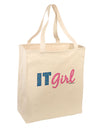 IT Girl Large Grocery Tote Bag by TooLoud-Grocery Tote-TooLoud-Natural-Large-Davson Sales