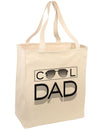 Cool Dad Large Grocery Tote Bag-Grocery Tote-TooLoud-Natural-Large-Davson Sales