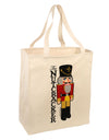 The Nutcracker with Text Large Grocery Tote Bag by TooLoud-TooLoud-Natural-Davson Sales