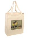 Can't Blame Gravity Large Grocery Tote Bag-Natural-Grocery Tote-TooLoud-Natural-Large-Davson Sales