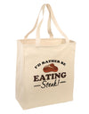 I'd Rather - Steak Large Grocery Tote Bag-Grocery Tote-TooLoud-Natural-Large-Davson Sales