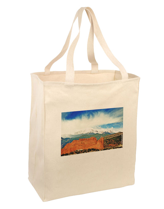 CO Beautiful View Large Grocery Tote Bag-Grocery Tote-TooLoud-Natural-Large-Davson Sales