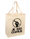 Je Suis Charlie Large Grocery Tote Bag-Grocery Tote-TooLoud-Natural-Large-Davson Sales