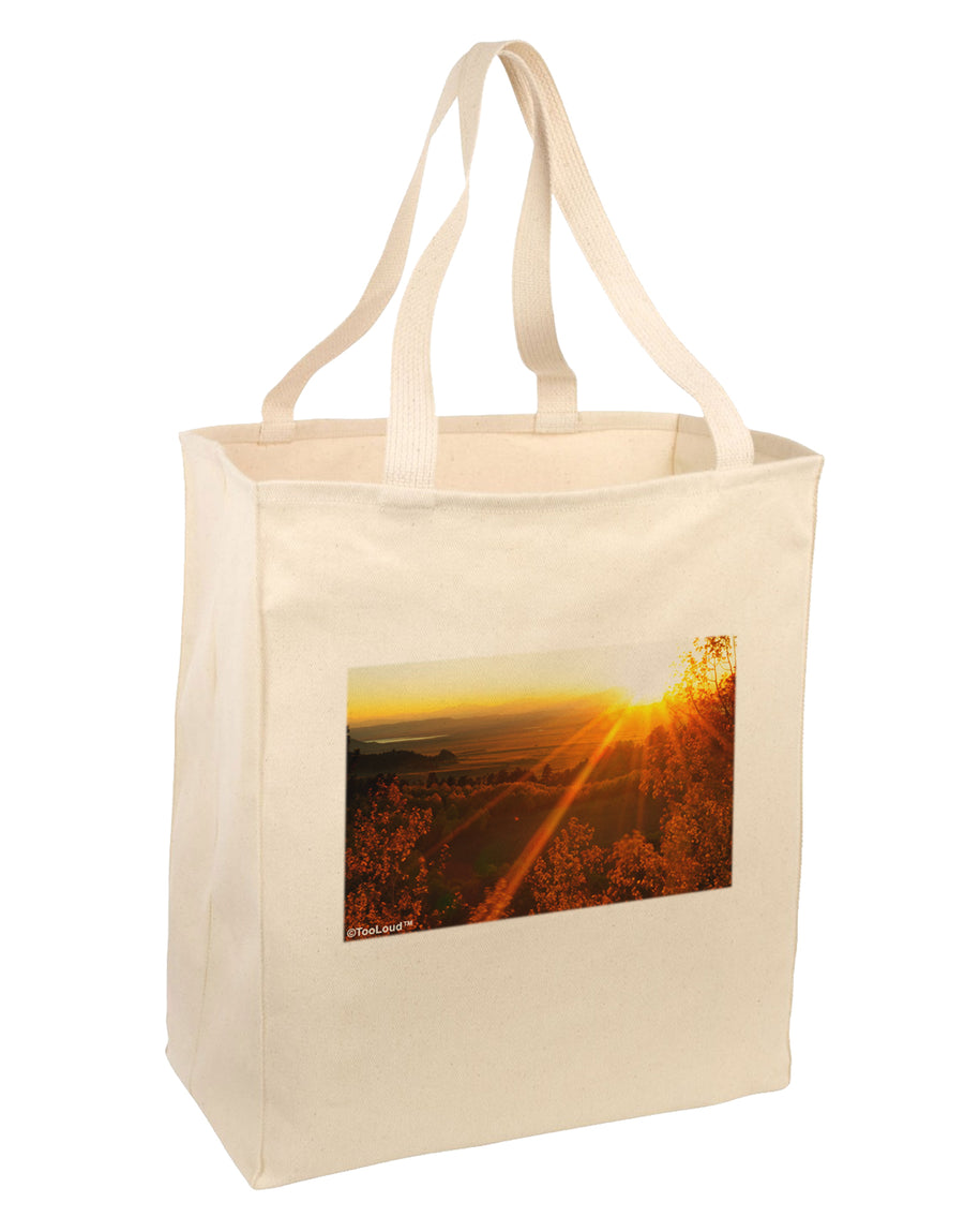 Colorado Sunset Large Grocery Tote Bag by TooLoud-Grocery Tote-TooLoud-Natural-Large-Davson Sales